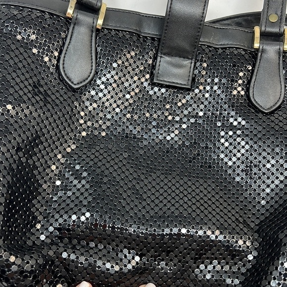 Whiting and Davis Large Double Compartment Shoulder Bag - Picture 16 of 16